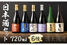 溝上酒造 日本酒 セット (3)（720ml×6本）計4320ml 6種 詰合せ 日本酒 酒