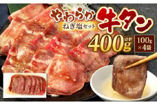 やわらか 牛タン ねぎ塩 セット 合計400g(100g×4パック)