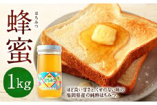 蜂蜜 1kg 福岡県産 はちみつ 純粋 ハチミツ 国産 日本産