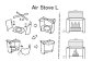 Air Stove L FK-0005 組立式 アルコールストーブ 五徳 ステンレス キャンプガジェット アウトドア CGK