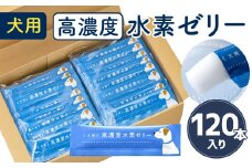 高濃度 水素 ゼリー 犬用 120本 入り ご飯 ごはん おやつ トッピング 持ち運び ペット 健康食品 サプリ おやつ ヨーグルト風味 水素補給 犬 愛犬 国産