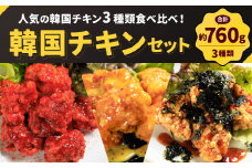 人気の韓国チキン 3種類 食べ比べ 韓国チキン セット