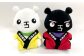 ていたん ＆ ブラックていたん ぬいぐるみセット 計2体