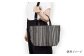 「小倉 縞縞」  PトートBAG Sサイズ ＃99ロンド紫