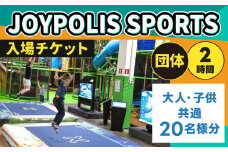 JOYPOLIS SPORTS 団体チケット 20名様 お得パック