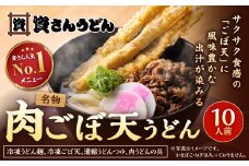  資さん肉ごぼ天うどん （10人前）うどん 資さんうどん 肉ごぼ天うどん