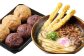 資さんお試しセット（肉ごぼ天うどん3人前・ぼた餅1パック）