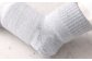 【グレー】 【22-25cm】 履き口ゆったり設計！締め付けが苦手な方におススメ！ふわぽかソックス 3足組