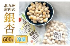 【冷凍】 北九州河内の銀杏 500g 銀杏 ぎんなん ギンナン 実 おつまみ 旬 季節の食べ物 秋の味覚 冷凍 福岡県 北九州