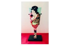 伝統工芸　博多おきあげ(押絵)羽子板「桜王丸」