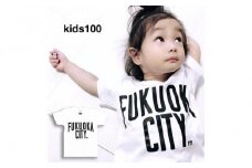 FUKUOKA CITY T-shirt（フクオカシティTシャツ）ホワイト・100サイズ