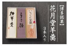 【博多銘菓】花月堂羊羹3本入り