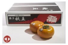 福岡県産限定オリジナル柿・秋王・約1.5ｋｇ（福岡市返礼品）※一部離島不可