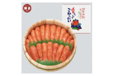 博多名物　無着色辛子明太子1ｋ木樽入り
