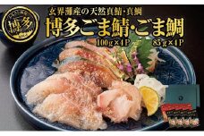 長浜市場水揚げ天然　ごま鯖＆ごま鯛（各4パック）