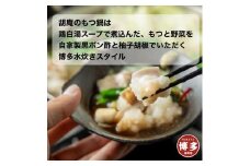 博多水炊き風もつ鍋　2～3人前