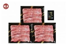 A4ランク　博多和牛　すき焼き肉(約500g)【一部離島配送不可】