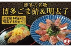 博多名物　ごま鯖＆昆布巻き柚子明太子