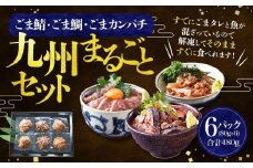 【福岡市】ごま鯖・ごま鯛・ごまカンパチ　各2袋　九州まるごとセット