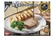 無添加 博多和牛コンビーフ 100g×2