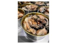 【福岡市】レストラン手作り　牡蠣の炭火焼オイル漬け缶詰　4缶セット