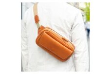 フラップソフトボディバッグ＜キャメル＞【福岡市内製造】