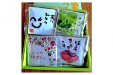 【セット】 【福岡博多】みどり園の緑茶飲み比べセット～ありがとう～【特上煎茶（国産）上煎茶（国産）煎茶（国産）深むし茶（国産）　10ｇ×8ｐ×４種類】