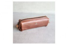 定番ＢＯＸペンケース| Sサイズ 【チョコ】 博多革工房 Japlish | ジャプリッシュ