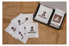 セット【福岡市COFFEEMAN】焙煎日本チャンピオン厳選セット  旬なブレンド(粉)200ｇ＋6.4Blendドリップバッグ(10g)×6個
