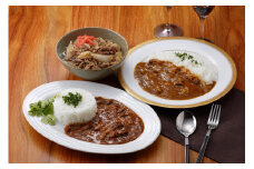 【博多大丸おすすめ品】「堀ちゃん牧場」カレー・牛丼・デミグラスセット各150g×各2(計6個)