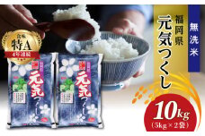 令和5年産　無洗米　福岡県産元気つくし 10kg