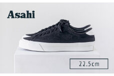 ASAHI BELTED  SUEDE BLACK（22.5cm）_Ls032-1