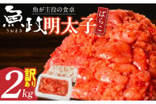 【業務用】魚が主役の食卓　魚政明太子ばらこ2キロ_Cs022