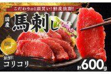 【馬刺し】 新鮮コリコリ国産馬刺し【馬刺しタレ付き】福岡県産《コリコリ馬刺し》 (100g×6P)_馬刺し コリコリ 100g × 6袋 計 600g 特製 甘口醤油ダレ 100ml × 2本 国産 福岡県産 新鮮 生食用 赤身 真空包装 個包装 急速冷凍 肉 馬肉 ブロック 冷凍 小分け 便利 低カロリー 高たんぱく お取り寄せ 福岡県 久留米市 送料無料_Ah025