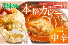 【中辛】ビスヌ 本格カレー 10食＋プレーンナン5枚＋チーズナン5枚_ビスヌ 10食 プレーンナン チーズナン 各 5枚 中辛 バターチキン 豆 海老 チキン キーマ インドカレー ナン チーズ スパイス こだわり インド 直輸入 Aランク できたて 冷凍 真空パック 福岡県 久留米市 送料無料_Ca050-02