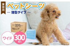 業務用ペットシーツ スリム（ワイド）100枚入×3袋セット _ 業務用 ペットシーツ スリム セット内容 ワイド 100枚入×3袋 犬用 吸収力 消臭力 薄型 トイレトレーニングシーツ 愛犬 犬 日用品 消耗品 ペット用品 福岡県 久留米市 送料無料 _Qx084-01