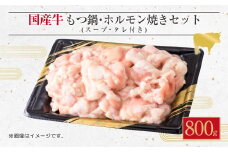  もつ鍋 & ホルモン焼き セット 3～5人前 ホルモン 800g