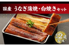 鹿児島産 鰻 蒲焼き 白焼き セット 計2尾 老舗130年の味 食べ比べ うなぎ
