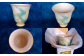 清水筑山作「高取焼 三彩麦酒杯(化粧箱入り)」 陶器 一点もの 手作り