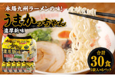 うまかっちゃん 濃厚新味 30食(5袋×6パック)  豚骨ラーメン ラーメン とんこつ