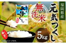 【令和6年産】福岡県産 元気つくし 無洗米 5kg お米 ご飯 米