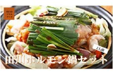 （１）田川ホルモン鍋セット（2人前程度）