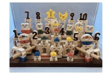 【ご自宅用】木のおもちゃ、コロポコ積木パズル(デラックスW)