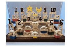【ご自宅用】木のおもちゃ、コロポコ積木パズル(デラックス)