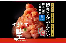 無冷凍 辛子明太子(切れ子) 博多よかめんたい 生 400g (200g×2) 訳あり  無着色