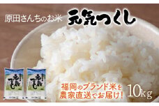 「原田さんちのお米」元気つくし10kg(5kg×2)
