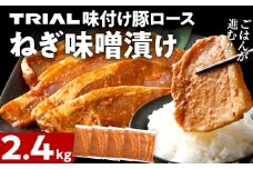 豚ロース ねぎ味噌漬け 2.4kg タレ漬け 味付き 味噌漬け ねぎみそ 冷凍 簡単調理 惣菜 おかず お取り寄せ 福岡