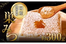  ★先行受付★【2025年7月より順次発送】国産純粋 巣みつ 300ｇ（九州蜂の子本舗） すみつ 蜂蜜 はちみつ ビタミン ミネラル 疲労回復
