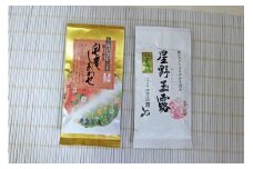 【八女茶飲みくらべ】緑茶を楽しむ特選 玉露100gと特選 煎茶100g（各1袋）