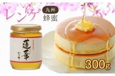 ＜国産＞かの蜂 九州レンゲ蜂蜜【300g】採蜜できる量が少ない貴重な純粋蜂蜜 保存食 防災グッズ